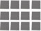 Pack of 12 Soundproof Egg Crate Foam Sheets, 1.2 x 20 x 20 cm, Suitable for Home & Pro Studios