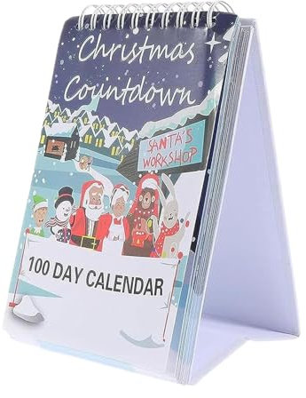 2024 Weihnachts Countdown Kalender - 1/2 Stück 100 Tage Weihnachts Countdown Kalender | 2024 Countdown Kalender Desktop-Adventskalender Für Zuhause, Büro, Raumdekoration, Kalender Für Schlafzimmer