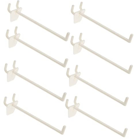 WHAMVOX Lochwandhaken zur Praktischen Wandorganisation 100 Stück aus ABS 2cm Abstand mit Universalem Design und Tragfähigkeit Beige für Garage und Küche