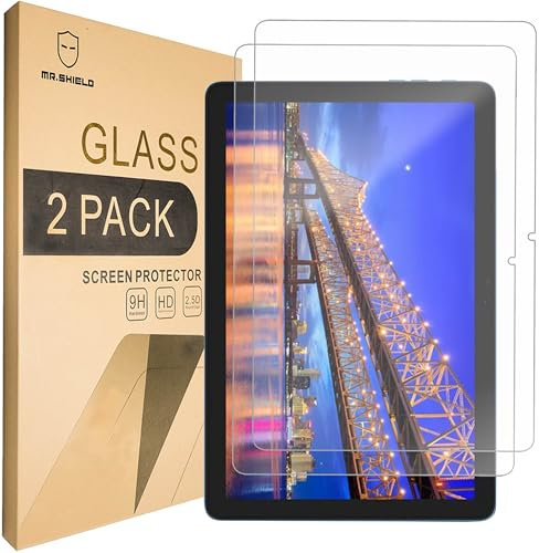 Mr.Shield Schutzfolie Kompatibel mit iGET SMART W32,10.1 Inch [2 Stück] Schutzglas Schutzglasfolie 9H Härte, HD Klare Displayschutzfolie