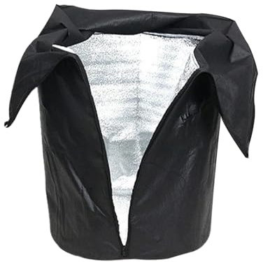 Coprivaso per piante invernali Protezione antigelo - Coprivaso per fiori per l'inverno | Coprivaso antigelo con coulisse e cerniera | Giacca impermeabile per la protezione delle piante in vaso dal