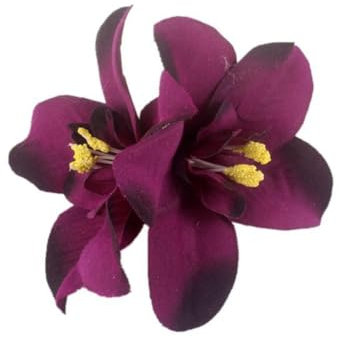 Beimus Pinzas para el pelo, pinzas para el pelo de flores de tela para mujer, elegante clip lateral de tela, accesorios para el cabello, pasadores para cola de caballo