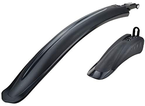 Schutzbleche für Xiaomi Mijia Qicycle EF1 E-Bike, Fahrrad Schutzblech Set, Vorne und Hinten Steckschutzblech abnehmbar Spritzschutz (Schwarz)