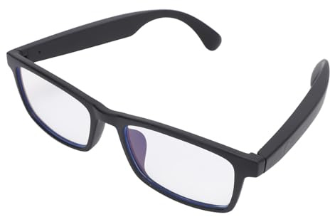 Intelligente Bluetooth-Brille, Intelligente Blaulichtfilterbrille, Open-Ear-Sound-Smartbrille mit Mikrofon, Touch- und Sprachassistent, Kompatibel für Musik, Radfahren Im Freien