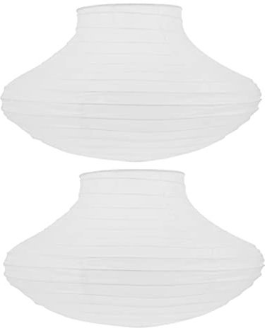 Gadpiparty 2St Origami-Laterne Mini Papierkugeln Laternen Lichter bastelset basteln für Pompoms selber machen für die hochzeit Pompoms zum Aufhängen für Partys Eisen Weiß