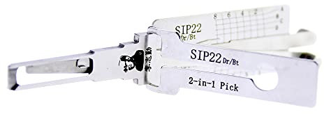 QiDAi 2-in-1 SIP22 Car Door Unlocking Tools,Auto Entry Tools for Car Owner and Locksmith, Emergency Car Lockout Tools