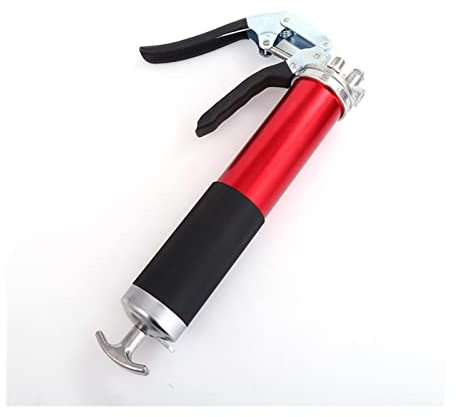 SWVYDC Embout Pompe a Graisse Pistolet à Graisse Manuel 9000PSI Pistolet à Graisse Mini buse seringue Accessoires de vélo Graisseurs(Red)