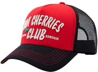 King Kerosin Herren Trucker Cap Mit Print Unter Dem Schirm Hot Cherries Club