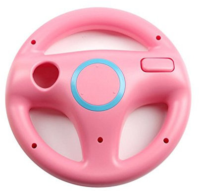 Heavy Duty Racing Volant Mario Kart Manette Volant pour Wii Jeux ¨ Rose