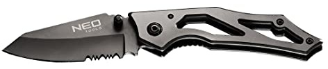 NEO TOOLS Klappmesser mit Klingenarretierung, aus Titan, survival, outdoor