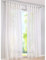 SIMPVALE 2 Stücks Voile Vorhänge zu Gürtelschlaufe transparent Vorhänge Fenster Balkon aus,Cremefarben,140x250cm