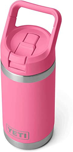 YETI Rambler Jr. Kinderflasche mit Strohhalmverschluss, 340 ml, Rosa