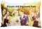 deutschwaren Fotokissen Personalisiertes Kissen individuellem Bild mit Füllung Doppelseitiges Bild Foto Bedrucken Kissen Farbig zum Geburtstag Jahrestag (60x40cm)