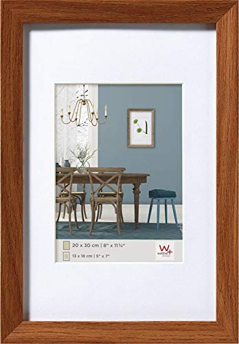 walther design EF824P Fiorito Holzrahmen 18x24 cm, Eiche dunkel