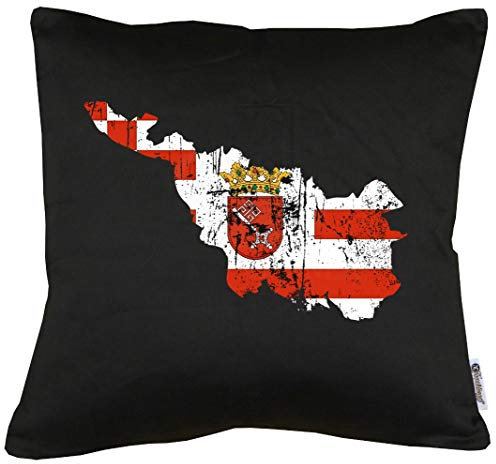 TShirt-People Bremen Bundesland Kissen mit Füllung 40x40cm