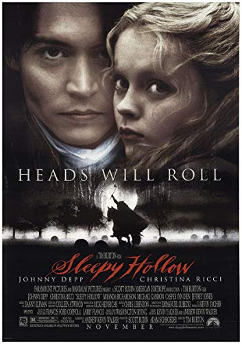 Poster affiche Sleepy Hollow Johnny Depp Tim Burton Film