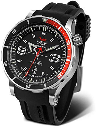 Vostok Europe Herren Analog Automatik Uhr mit Silikon Armband NH35A-510A587