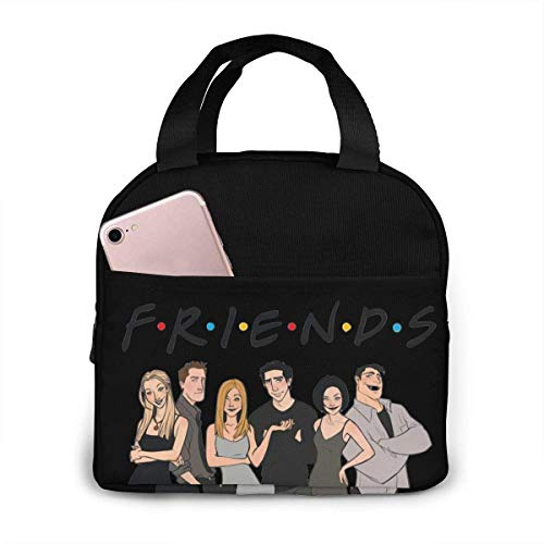 DODOD Frie-Nds Tv-Show Portable Insulated Tote Lunch Box Lunch Bag for Women Men Boys Girls with Work Picnic Travel