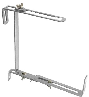 bellissa – Blumenkastenhalterung eckig für Blumenkästen 8er Set hochbelastbar bis 30kg - Montage für Geländer & Brüstungen – Verstellbare Halterung für eckige Balkonkästen – Stabil & wetterfest
