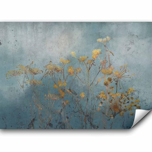 murando - Vlies Fototapete Natur 350x256cm - Foto Tapete Schlafzimmer Wohnzimmer Moderne Vliestapete XXL Wandtapete Motivtapeten 3d Effekt Wand Dekoration - Blumen wie gemalt Botanik b-A-0818-a-a