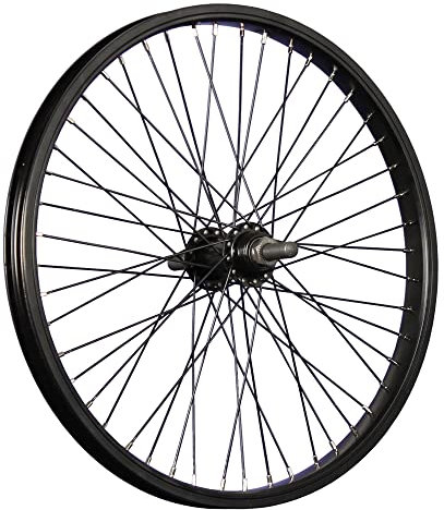 20 Zoll BMX Hinterrad Kastenfelge schwarz 48 Loch Vollachse 14mm