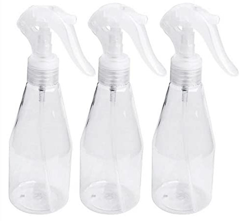 LATRAT - Lote de 3 frascos vaporizadores vacíos de plástico, vaporizador fino para jardín, planta, limpieza, peluquería, atomizador para viaje, limpieza, jardinería, cosméticos