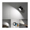 Feallive Wall Light LED Wall lamp Rechargeable Battery Wall Sconces Mordern Dimmable Touch Control Warm/White Brightness Modes Wall Spotlights Freely Rotatable Lights for Bedroom Cabinet Black