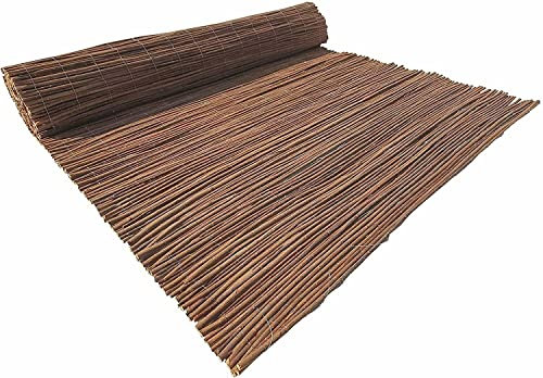 OUTDOOR Garden Willow Cane Screening Screen Roll 2m x 4m Panel Outdoor Privacy Protective Fence