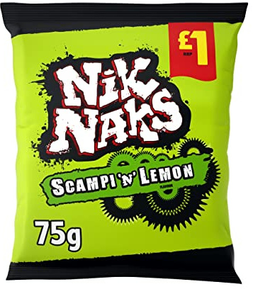 Nik Naks Scampi 'n Lemon 20x75g £1 pmp