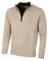 Calvin Klein Mens 1/2 Zip CK Golf Sweater - Latte - XXXXL