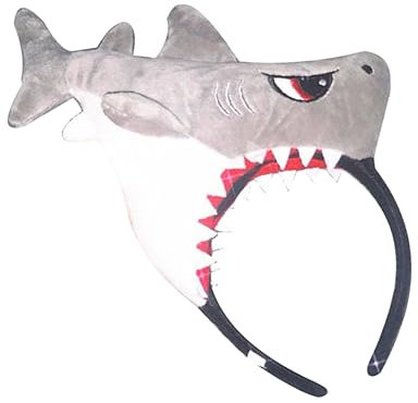 FOMIYES 1stück Lustiger Hai Haarreif Für Cosplay Und Partys Plüsch Haarband Perfektes Zubehör Für Karneval Halloween Und Sommerfeiern Bringt Freude Und Überraschung