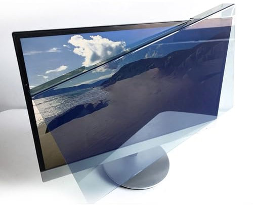 12-27 Zoll Anti Blaulichtfilter für PC Bildschirme,Anti Blendschutz Displayschutzfolie,Anti-Blaulichtfilter und -Schutz für Computermonitore,Augenschutz Folie,Blue Light Screen Protector,Removable