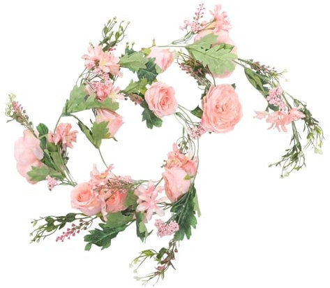 Künstliche Hochzeitsblumendekorationen Rosenbogen Hängende Grüne Rebe Wand Blumenkränze Für Die Haustür Bogen Für Hochzeit Rosenkranz Eisendraht Nachahmung Pflanze