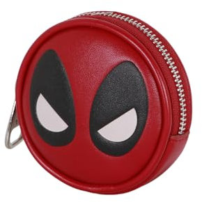 Deadpool Chibi-Porte-Monnaie Cookie, Rouge, 8,7 x 8,7 cm