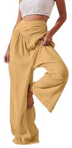 Prime of Day 2024 Angebote Hosen Damen Baggy Hosen Damen Schwarz Kargo Hosen Damen Gr 36 Angebote des Tages Heute Damen Leinen Hosenanzug Freizeithose Mit Kordelzug Bequeme Business Hose Damen