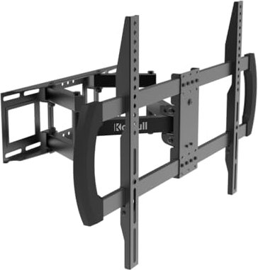 Korfull TV Wall Mount for 37-80 inch LED LCD OLED 4K TVs up to 132lbs, Full Motion TV Mount, Articulating TV Bracket Max VESA 600x400mm, Fits 12/16 Inch Wood Studs