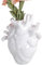 Qiwieod Anatomische Herz-Vase, Anatomisches Blumentopf, Anatomie Deko Vase Aus Kunstharz, Herzförmige Tischdekorationen, Harzvasen-Desktop-Ornamente, Gothic Anatomisches Herz Vase Modern Home Deko