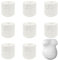 KLLJ Rotolo Garze Gesso,8pcs Rotoli Bende Gessate,Benda in Gesso,Gesso Panno Gesso Garza,Panno di Gesso,Asciugatura Rapida,per Bricolage,Modellismo