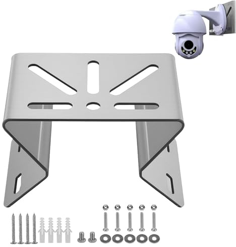 AONAYO Eckhalterung Kamera Außen,Eckhalterung Für Überwachungskameras | Eckhalterung Kompatibel Mit Security Solocam S340/E30,Halter Aus Edelstahl Weitwinkel-Adapter Für Cctv-Überwachungskamera