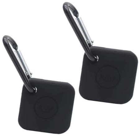 HEALEEP Case for Tile Mate Pro Key Finder 2Pcs Black Protective Cover Easy to Remove