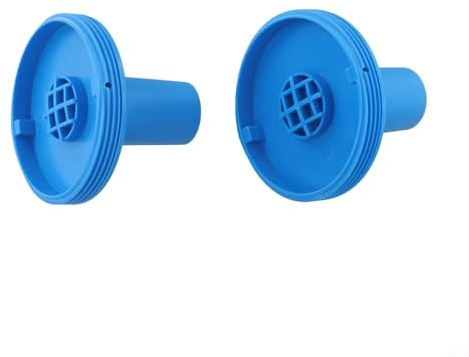 Siebanschluss für Intex Schwimmen für Poolauslass 2,5 cm, verbessert die Filtration mit kompaktem Design (2-blau)