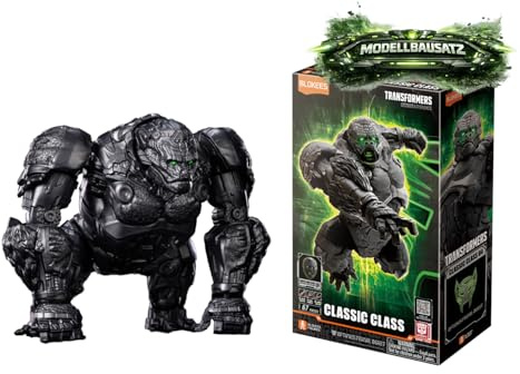 BLOKEES – Transformers Optimus Primal Beast 04 Rise of the Beasts Classic Class, Modellbausatz für Kinder ab 12 Jahren, bewegliche Figur mit 20 Gelenken, Stecksystem ohne Kleber, Sammelfigur