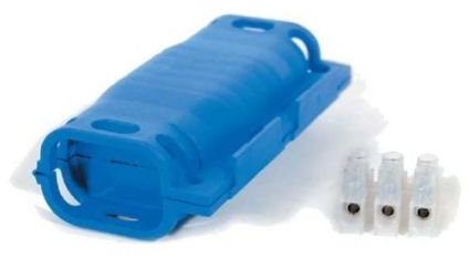 Wiska SH0325W Shark - 6amp Water Tight Insulated Joint Connector Outdoor Cable x5. 5 Pieces