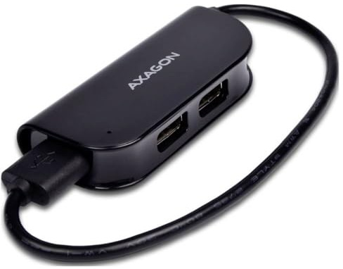 AXAGON 4X USB 2.0 Ready Hub Schwarz