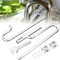 OU BEST CHOOSE Aquarium Wasseroberfläche Skimmer Filterrohr Abflussrohre Einstellbar Edelstahl Einlauf Auslauf Wasserleitung (16mm)