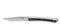 Comas - Coltello extra per carne, in acciaio inox, lama liscia K2, colore: Nero
