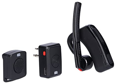 Annadue Walkie Talkie Bluetooth Headset for for HYT, Mini PTT Button and Bluetooth Adapter, Two Way Wireless Bluetooth Headset, for IOS/Android and Other Bluetooth Devices
