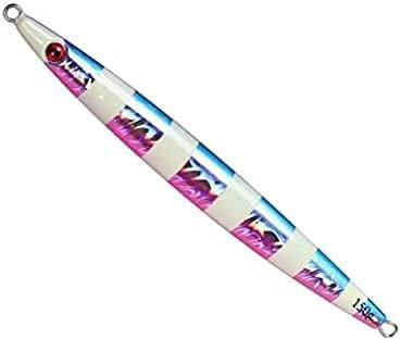 Funmaker Angeln Salzwasser Jigs Speed Jigging Langsam Jigging Pitching Kunstköder Vertikale Jigging Kunstköder Jigging Köder Angeln Jigs Vertikale Jigs Salzwasser Kunstköder (Blau-leuchtend, 200 g)