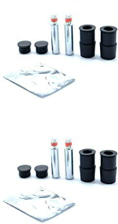 2 Sets Front Brake Caliper Slider Pins Guide Bolts Kit 113-1306X For VW Polo (2001-2017)