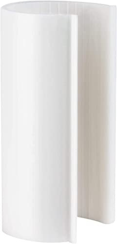 EZ White Snap Clamp 1-1/2 Inch X 4 Inches Wide for 1-1/2 Inch PVC Pipe - 20 Per Bag - Frequent Use - High Temperature Resistance - Multi Pipe Compatibility